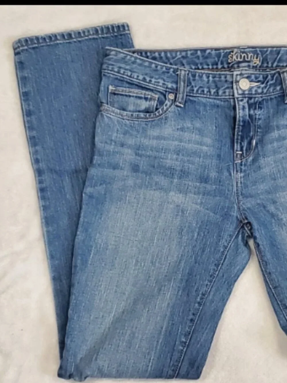 Old Navy Skinny Jeans High Waisted Girls Plus size 14 EUC